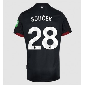 West Ham United Tomas Soucek #28 Replika Udebanetrøje 2024-25 Kortærmet